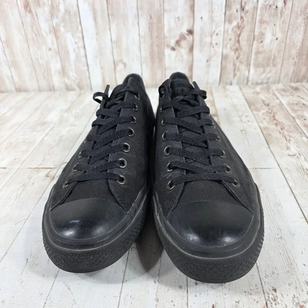 Converse Chuck Taylor II Low Top Sneakers Mens 12 Black 151223C Lunarlon Insole